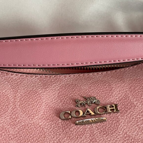 Coach Teri Shoulder Bag In Signature Canvas - Picture 10 of 10